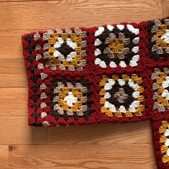 Hand made granny square sweater - Picture 3 of 5